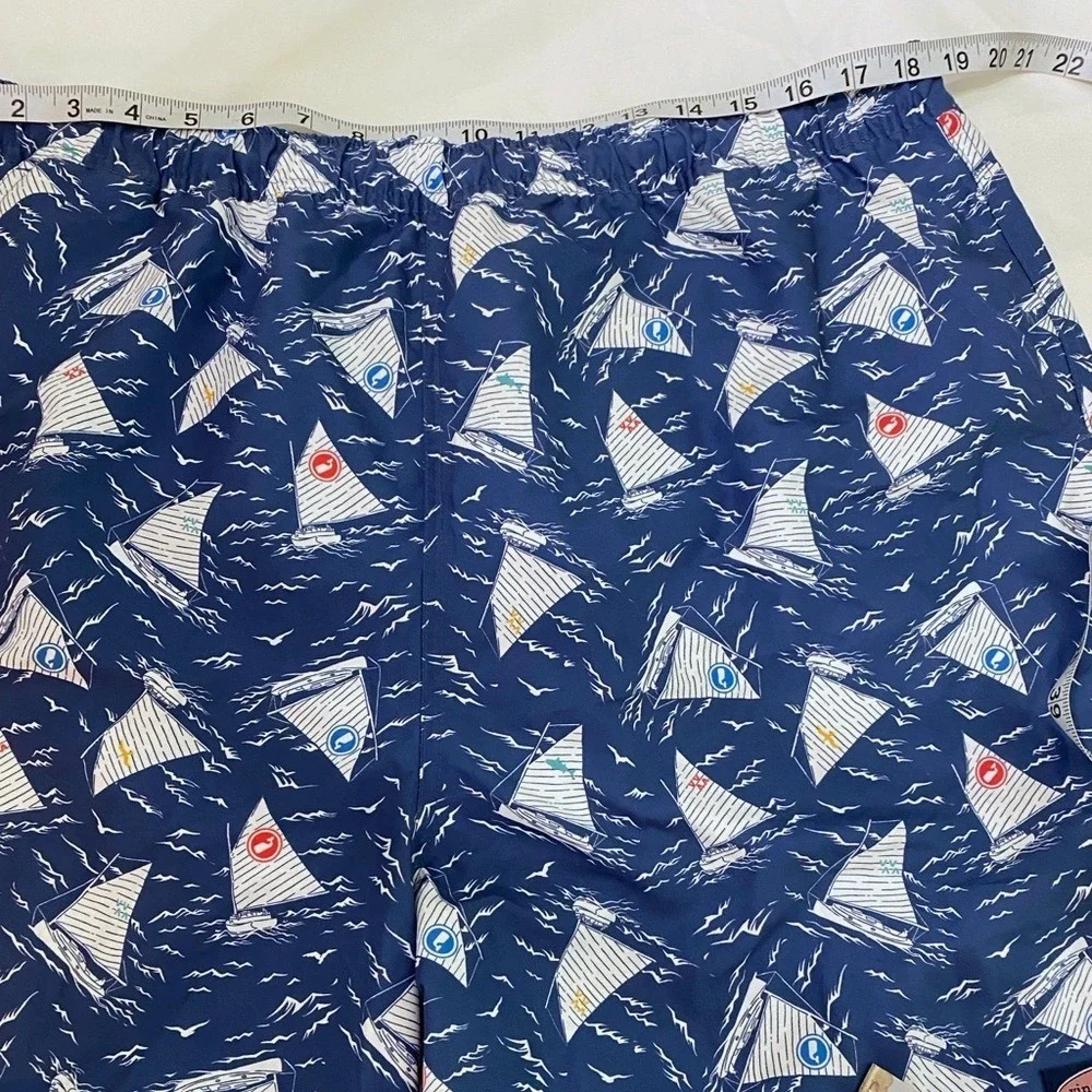 vineyard vines Blue Sailboat Whale Printed Lined 7